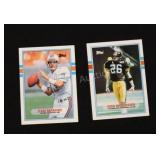2 1989 Topps Football Cards - Rod Woodson Rc #323