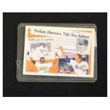 Nolan Ryan 7th No-hitter - 91 Ud Sp2