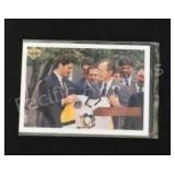 Former President George H. W. Bush And Mario Lemie