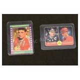 2 Eric Lindros Cards - Oshawa Generals 89-90 Playo