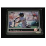 Don Mattingly - 1992 Leaf Preview Card  22 Of 26