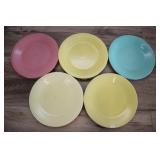 Five Fiesta 10.5 Inch Dinner Plates