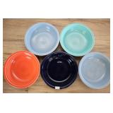 Five Fiesta 7 Inch Bowls