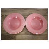 Two Fiesta 12 Inch Bowls,