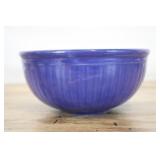 Cobalt Bowl, Vertical Lines, 8x4 Inch
