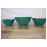 3 Nesting Ringware Bowls, 9.25x4.5 Inch