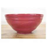 Red Ringware  Bowl 10x4.75 Inch,