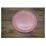 Large Pink Ballerina Plate, 9.25x1 Inch,
