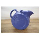 Blue Coors Pottery Pitcher, 7x9 Inch