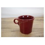 Fiesta Red Coffee Mug. 3.5 Inch