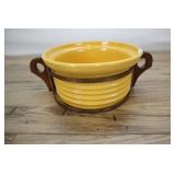Yellow Ringware Casserole Dish, 6.75inch Btb Bauer