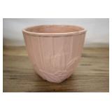 Pink Mccoy Flower Pot, 7.5 X 6.75 Inch, Lily Motif