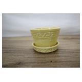 Yellow Mccoy Lower Pot, 2.75 Inch, 1940-60