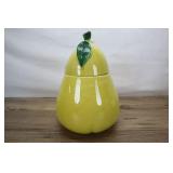 Vintage Pear Cookie Jar, 12.5 X 8.5 Inch,