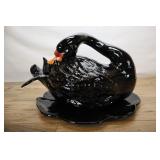 Black Swan Tureen, 11 X 16 Inch