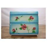 Vintage Hand Painted Metal Kitchen Wrap Dispenser