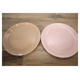 2 Bauer Brusche Speckled 10 Inch Plates