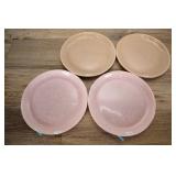 4 Bauer Brusche Speckled 8 Inch Plates