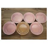 6 Bauer Brusche Speckled 5.75 X 2 Inch Bowls
