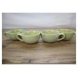 4 Bauer Brusche Speckled Cups, 4x2.25 Inch