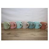 7 Bauer Brusche Speckled Cups, 3 Inch