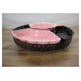 Vintage California Usa, Pink Speckle And Black Chi