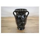 Mccoy Cobweb Vase 5x7.25 Inch, Black White