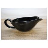 Black Gravy Boat, 9x2.75 Inch