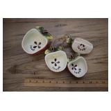 Ceramic Apple Measuring Cups,