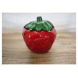Strawberry Shaped  Jam Jar Ceramic, 5.5 Inch