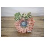 Mccoy Pink Blue Flower Blossom Wall Pocket, 5.25 I