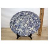 Enamelware Platter, Daher Decorated Ware,  11 Inch