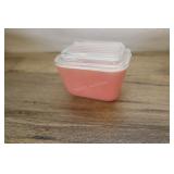 Pink Pyrex Refrigerator Dish With Lid, 0501, 16