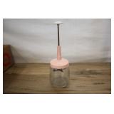 Pink Plastic And Glass Retro Chopper