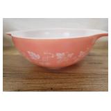 Pyrex Pink Gooseberry #444 Large Mixing Bowl, 4 Qt