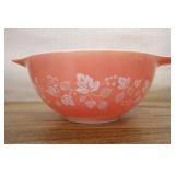 Pyrex Pink & White Gooseberry #442 Mixing Bowl, 1.