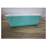 Vintage Pyrex Aqua Turquoise Loaf Pan 213 1.5 Quar