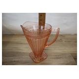 Jeannette Pink Depression Glass Adam 32oz 8"