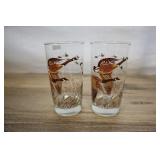 2 Canadian Geese Drinking Glasses