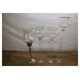 4 Assorted Candle Stands