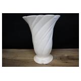 Usa Pottery Vase, Swirl Pattern Flared Rim