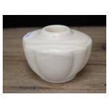Vintage Candle Holder, Taper Matte White