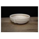 Vintage Art Deco Dish, White