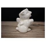 Ceramic Jumping Lamb Creamer, White