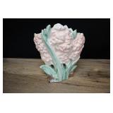 Mccoy Pottery Double Hyacinth Vase, Matte Pink And