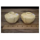 Mcm Candle Holders, Cream Yellow