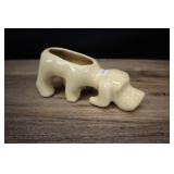 Hound Dog Planter, Miniature Cream Yellow