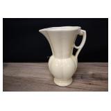 Usa Pottery Pitcher, Large Matte Yellow