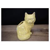 Vintage Cat Planter, Sitting Yellow