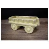 Pottery Wagon Planter, Yellow